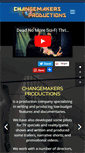 Mobile Screenshot of changemakersproductions.com